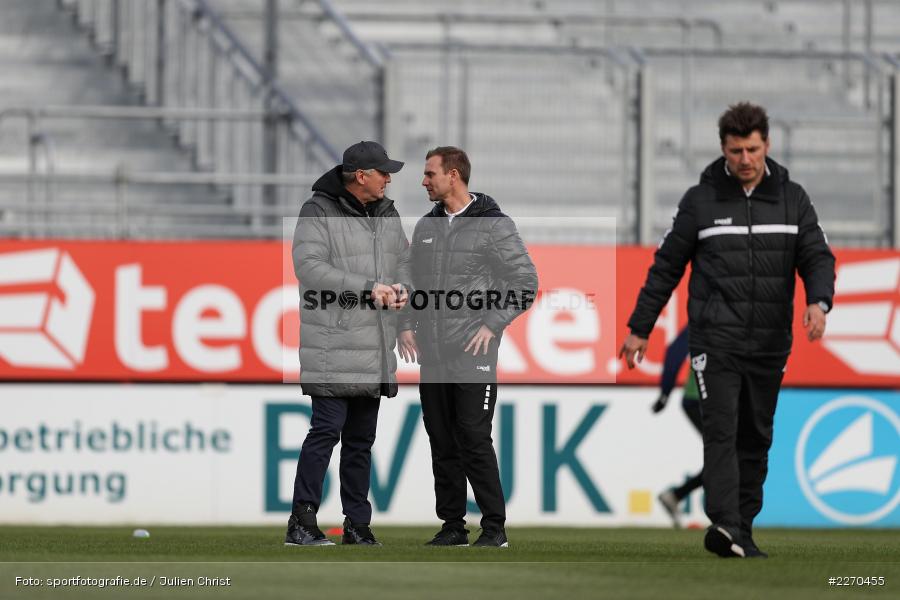Stefan Effenberg, Daniel Steuernagel, FLYERALARM Arena, 23.11.2019, 3. Liga, KFC Uerdingen, FC Würzburger Kickers - Bild-ID: 2270455