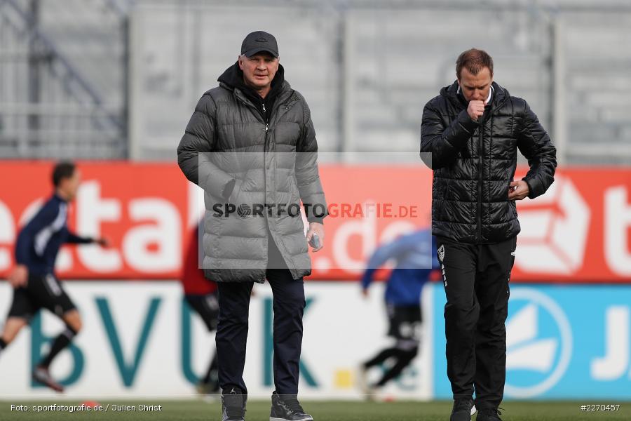 Daniel Steuernagel, Stefan Effenberg, FLYERALARM Arena, 23.11.2019, 3. Liga, KFC Uerdingen, FC Würzburger Kickers - Bild-ID: 2270457