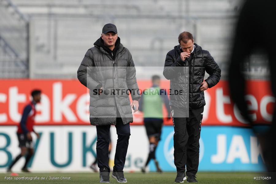 Daniel Steuernagel, Stefan Effenberg, FLYERALARM Arena, 23.11.2019, 3. Liga, KFC Uerdingen, FC Würzburger Kickers - Bild-ID: 2270459