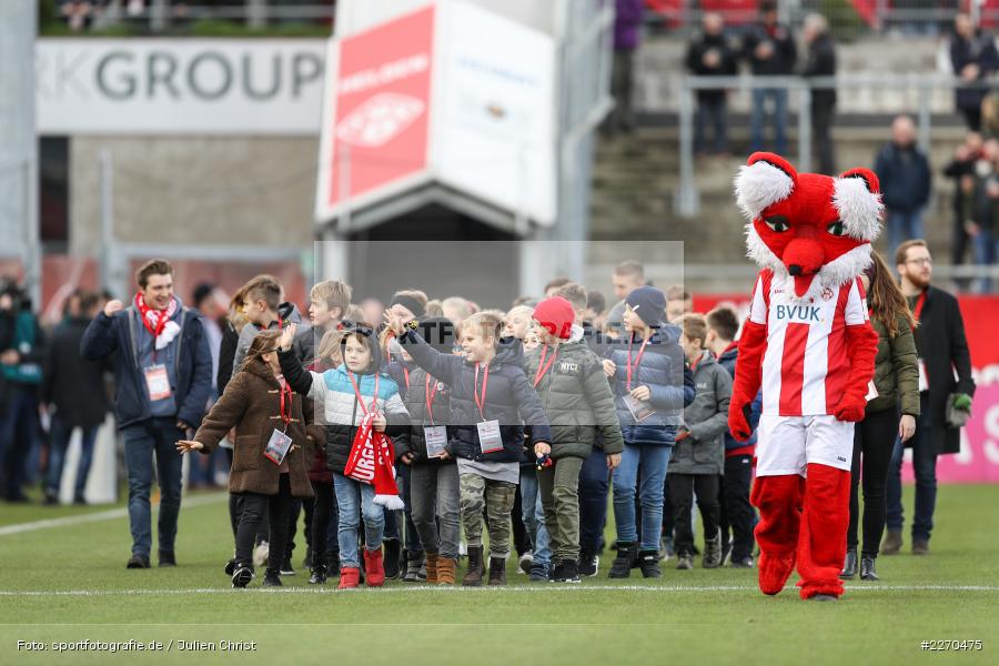 Einlaufkids, FLYERALARM Arena, 23.11.2019, 3. Liga, KFC Uerdingen, FC Würzburger Kickers - Bild-ID: 2270475