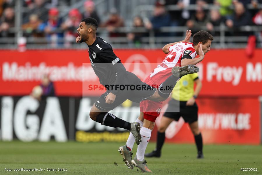 Franck Evina, Patrick Sontheimer, FLYERALARM Arena, 23.11.2019, 3. Liga, KFC Uerdingen, FC Würzburger Kickers - Bild-ID: 2270502 Franck Evina, Patrick Sontheimer, FLYERALARM Arena, 23.11.2019, 3. Liga, KFC Uerdingen, FC Würzburger Kickers - Bild-ID: 2270502