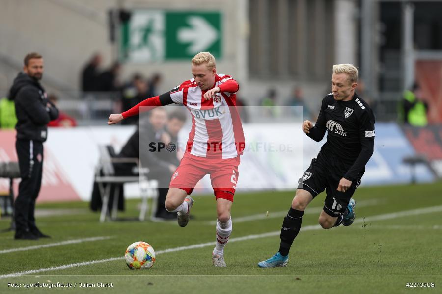 Luke Hemmerich, Patrick Pflücke, FLYERALARM Arena, 23.11.2019, 3. Liga, KFC Uerdingen, FC Würzburger Kickers - Bild-ID: 2270508 Luke Hemmerich, Patrick Pflücke, FLYERALARM Arena, 23.11.2019, 3. Liga, KFC Uerdingen, FC Würzburger Kickers - Bild-ID: 2270508
