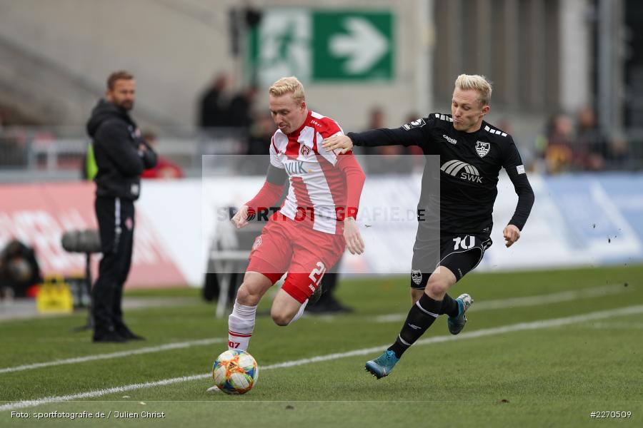 Patrick Pflücke, Luke Hemmerich, FLYERALARM Arena, 23.11.2019, 3. Liga, KFC Uerdingen, FC Würzburger Kickers - Bild-ID: 2270509 Patrick Pflücke, Luke Hemmerich, FLYERALARM Arena, 23.11.2019, 3. Liga, KFC Uerdingen, FC Würzburger Kickers - Bild-ID: 2270509