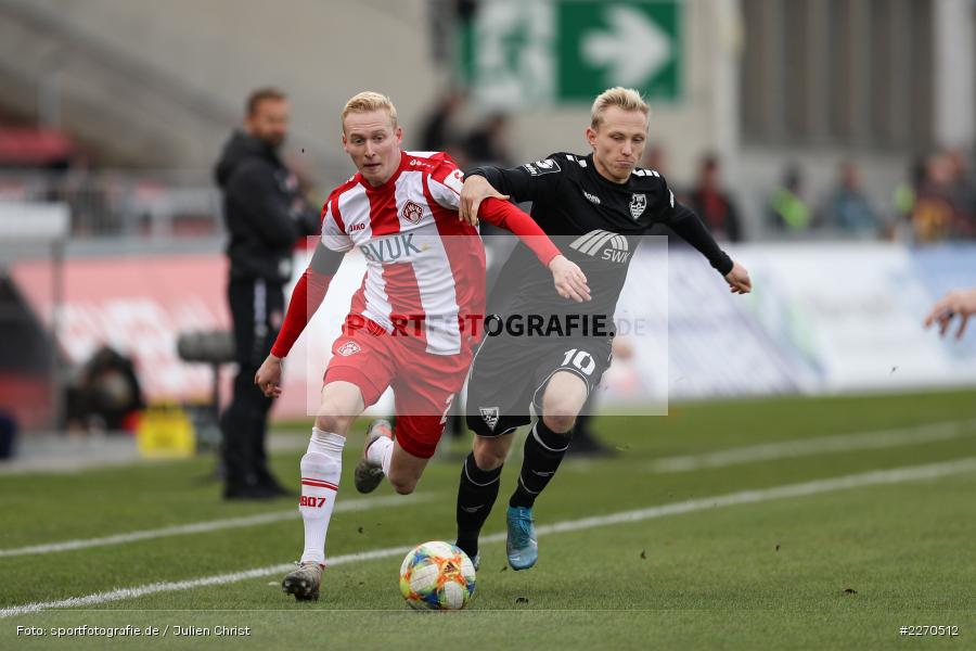 Patrick Pflücke, Luke Hemmerich, FLYERALARM Arena, 23.11.2019, 3. Liga, KFC Uerdingen, FC Würzburger Kickers - Bild-ID: 2270512 Patrick Pflücke, Luke Hemmerich, FLYERALARM Arena, 23.11.2019, 3. Liga, KFC Uerdingen, FC Würzburger Kickers - Bild-ID: 2270512