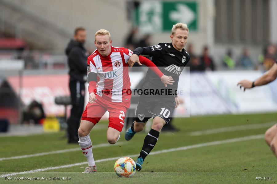 Luke Hemmerich, Patrick Pflücke, FLYERALARM Arena, 23.11.2019, 3. Liga, KFC Uerdingen, FC Würzburger Kickers - Bild-ID: 2270513 Luke Hemmerich, Patrick Pflücke, FLYERALARM Arena, 23.11.2019, 3. Liga, KFC Uerdingen, FC Würzburger Kickers - Bild-ID: 2270513