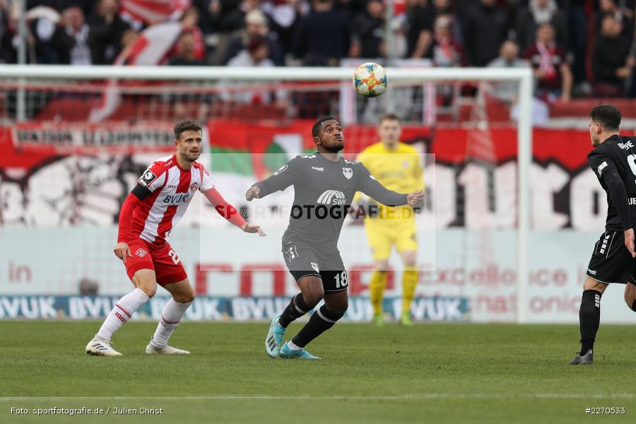 Franck Evina, FLYERALARM Arena, 23.11.2019, 3. Liga, KFC Uerdingen, FC Würzburger Kickers - Bild-ID: 2270533