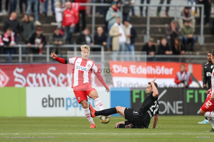 Manuel Konrad, Simon Rhein, FLYERALARM Arena, 23.11.2019, 3. Liga, KFC Uerdingen, FC Würzburger Kickers - Bild-ID: 2270534