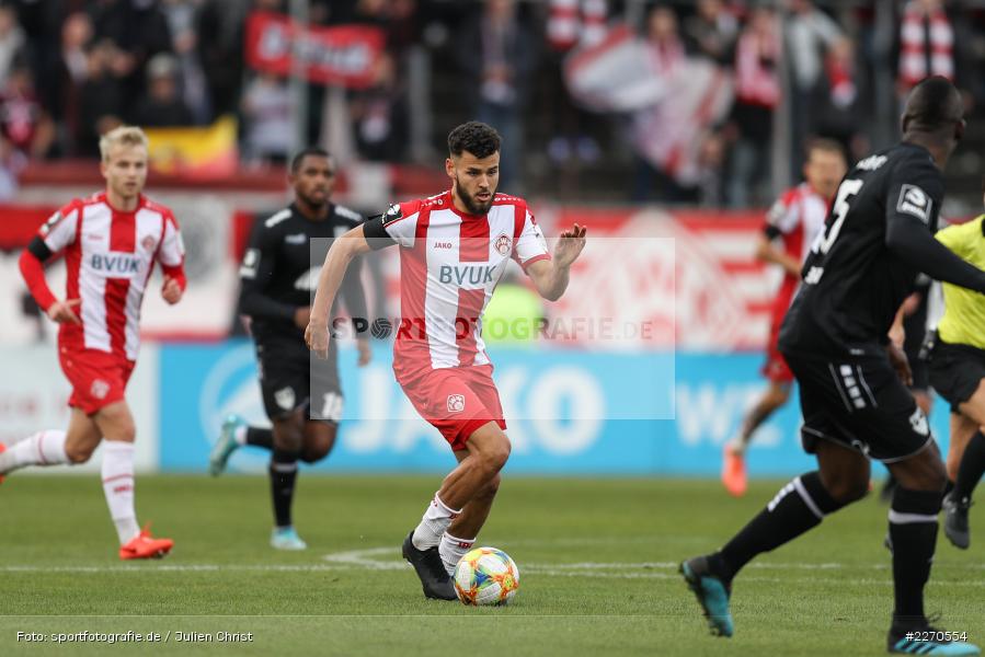 Dave Gnaase, FLYERALARM Arena, 23.11.2019, 3. Liga, KFC Uerdingen, FC Würzburger Kickers - Bild-ID: 2270554