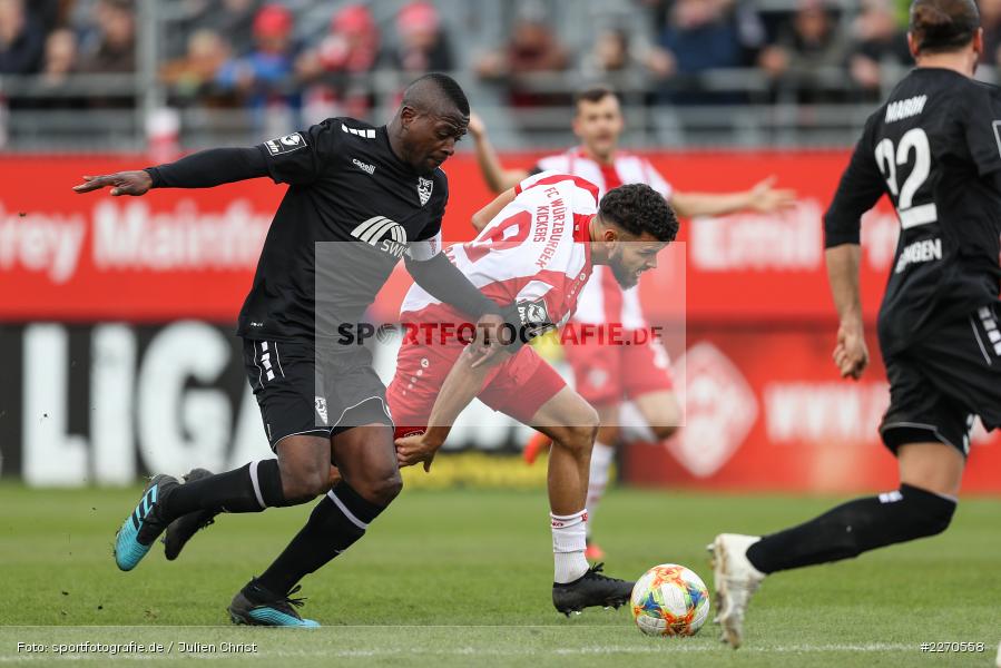 Assani Lukimya, Dave Gnaase, FLYERALARM Arena, 23.11.2019, 3. Liga, KFC Uerdingen, FC Würzburger Kickers - Bild-ID: 2270558