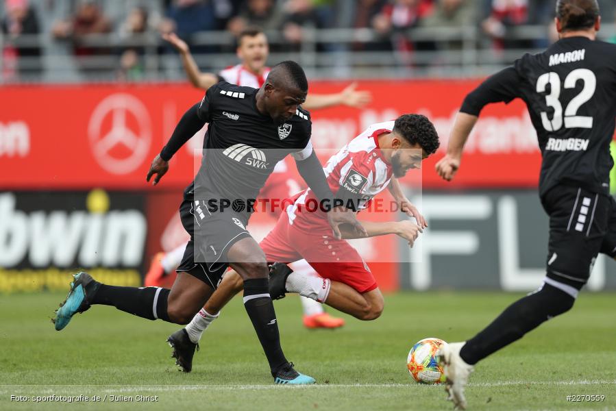 Assani Lukimya, Dave Gnaase, FLYERALARM Arena, 23.11.2019, 3. Liga, KFC Uerdingen, FC Würzburger Kickers - Bild-ID: 2270559