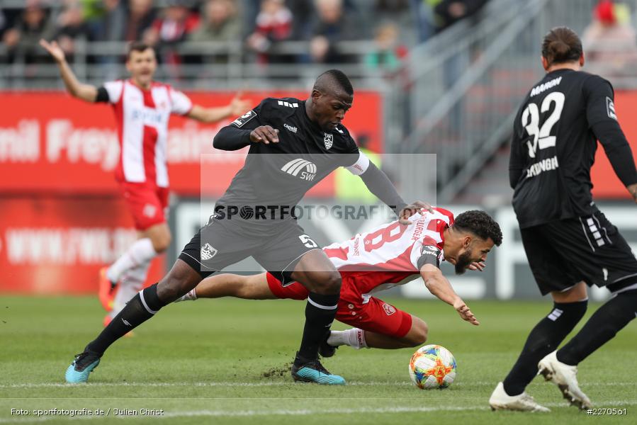 Dave Gnaase, Assani Lukimya, FLYERALARM Arena, 23.11.2019, 3. Liga, KFC Uerdingen, FC Würzburger Kickers - Bild-ID: 2270561
