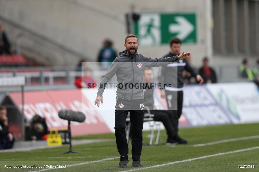 Michael Schiele, FLYERALARM Arena, 23.11.2019, 3. Liga, KFC Uerdingen, FC Würzburger Kickers - Bild-ID: 2270588