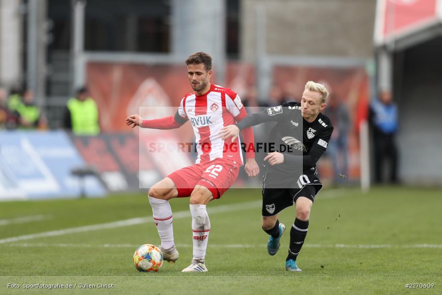 Daniel Hägele, Patrick Pflücke, FLYERALARM Arena, 23.11.2019, 3. Liga, KFC Uerdingen, FC Würzburger Kickers - Bild-ID: 2270609