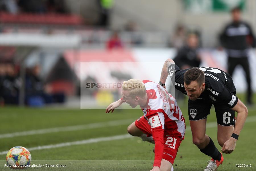 Kevin Großkreutz, Luke Hemmerich, FLYERALARM Arena, 23.11.2019, 3. Liga, KFC Uerdingen, FC Würzburger Kickers - Bild-ID: 2270612