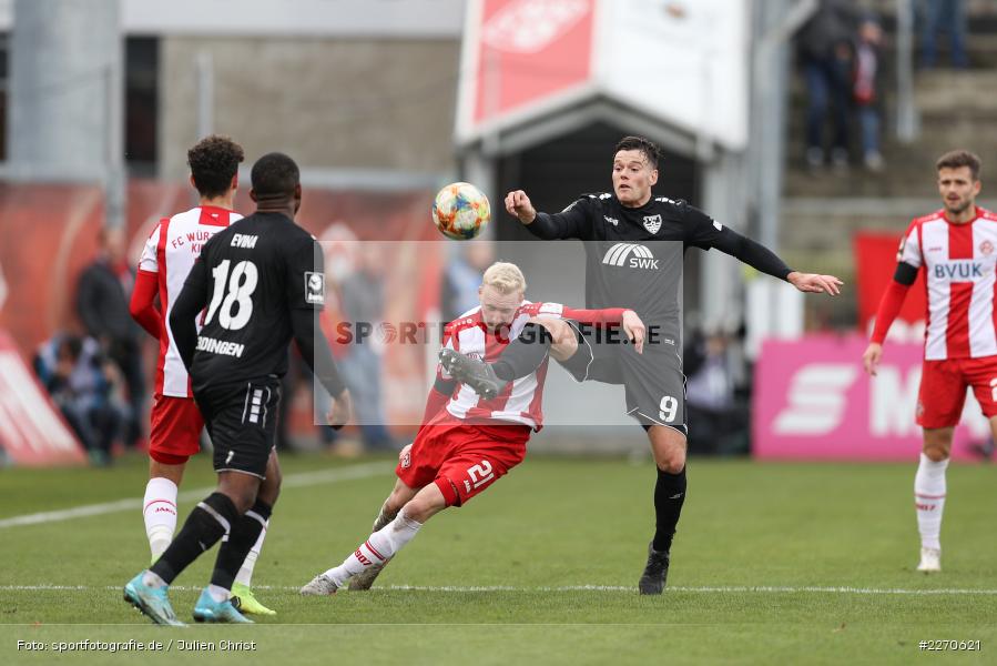 Tom Boere, Luke Hemmerich, FLYERALARM Arena, 23.11.2019, 3. Liga, KFC Uerdingen, FC Würzburger Kickers - Bild-ID: 2270621 Tom Boere, Luke Hemmerich, FLYERALARM Arena, 23.11.2019, 3. Liga, KFC Uerdingen, FC Würzburger Kickers - Bild-ID: 2270621