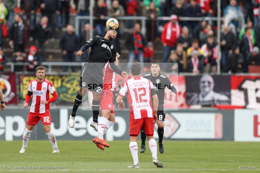 Jean Manuel Mbom, FLYERALARM Arena, 23.11.2019, 3. Liga, KFC Uerdingen, FC Würzburger Kickers - Bild-ID: 2270638