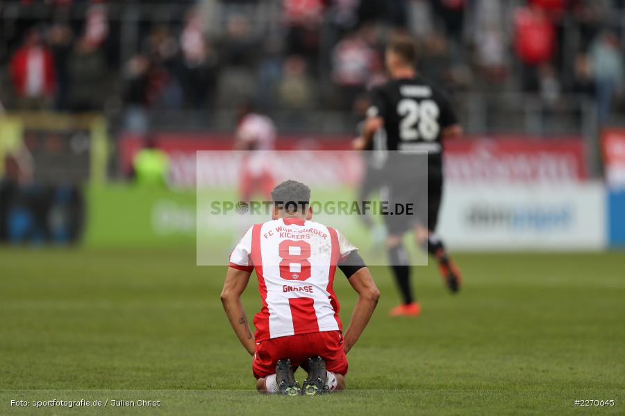 Dave Gnaase, FLYERALARM Arena, 23.11.2019, 3. Liga, KFC Uerdingen, FC Würzburger Kickers - Bild-ID: 2270645