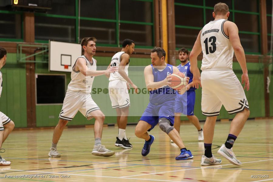 Lukas Hilpert, Andre Maier, 23.11.2019, Basketball Bezirksoberliga, SV Oberdürrbach, TSV Karlstadt - Bild-ID: 2270653