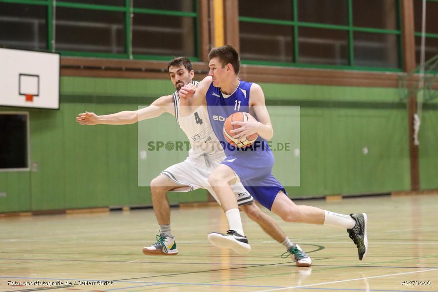 Michael Sauer, Maurizio Menini, 23.11.2019, Basketball Bezirksoberliga, SV Oberdürrbach, TSV Karlstadt - Bild-ID: 2270660