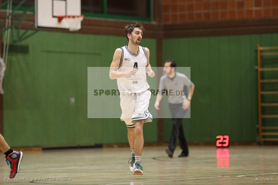 Maurizio Menini, 23.11.2019, Basketball Bezirksoberliga, SV Oberdürrbach, TSV Karlstadt - Bild-ID: 2270674 Maurizio Menini, 23.11.2019, Basketball Bezirksoberliga, SV Oberdürrbach, TSV Karlstadt - Bild-ID: 2270674