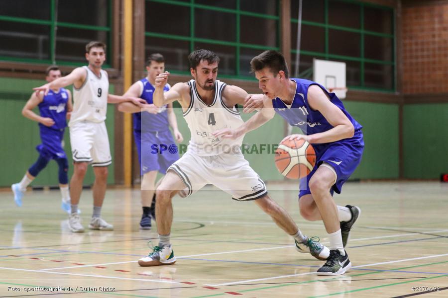 Maurizio Menini, Michael Sauer, 23.11.2019, Basketball Bezirksoberliga, SV Oberdürrbach, TSV Karlstadt - Bild-ID: 2270692