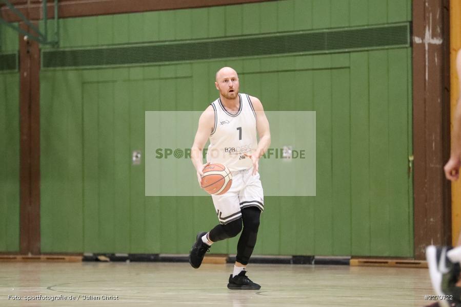 Dominic Hiller, 23.11.2019, Basketball Bezirksoberliga, SV Oberdürrbach, TSV Karlstadt - Bild-ID: 2270722