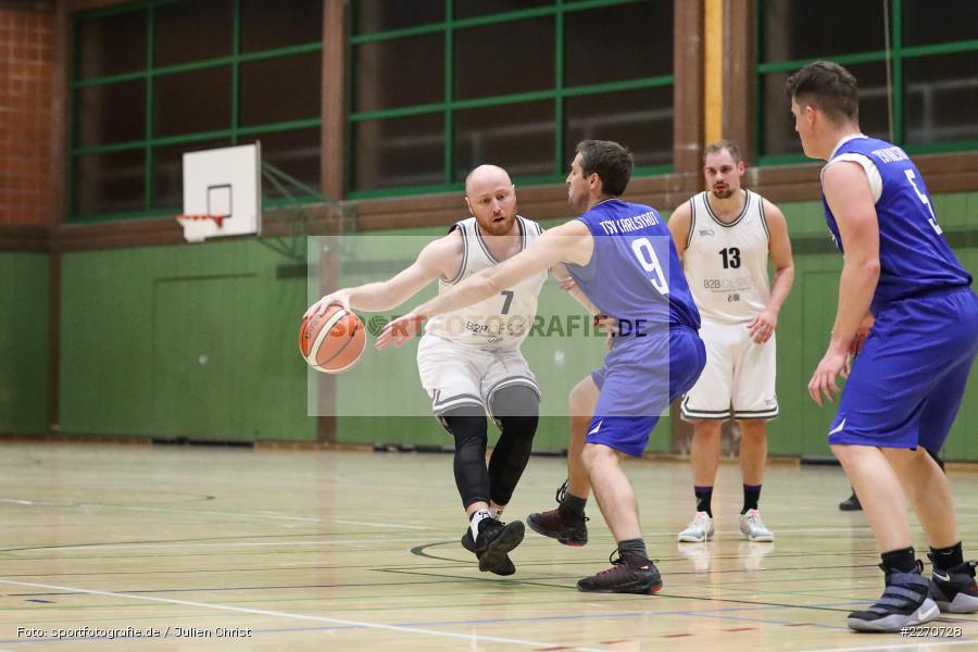 Sebastian Kunz, Dominic Hiller, 23.11.2019, Basketball Bezirksoberliga, SV Oberdürrbach, TSV Karlstadt - Bild-ID: 2270728