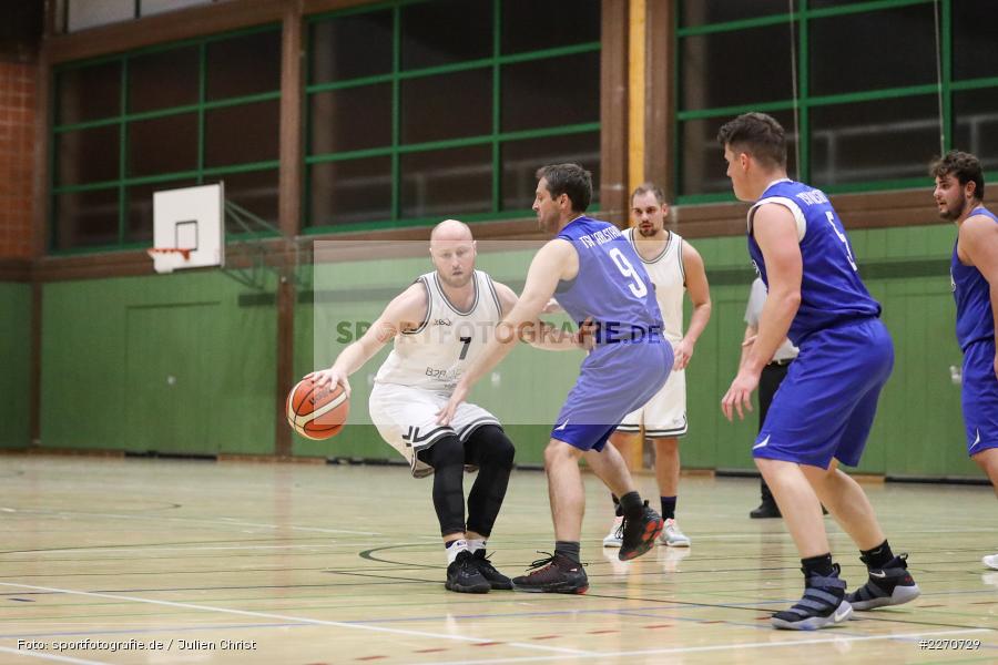 Sebastian Kunz, Dominic Hiller, 23.11.2019, Basketball Bezirksoberliga, SV Oberdürrbach, TSV Karlstadt - Bild-ID: 2270729