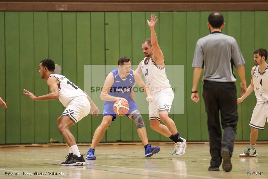 Sebastian Hilpert, Andre Maier, 23.11.2019, Basketball Bezirksoberliga, SV Oberdürrbach, TSV Karlstadt - Bild-ID: 2270746
