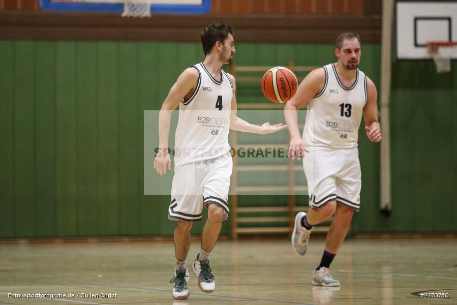Sebastian Hilpert, Maurizio Menini, 23.11.2019, Basketball Bezirksoberliga, SV Oberdürrbach, TSV Karlstadt - Bild-ID: 2270750