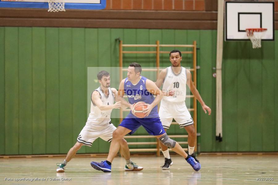 Maurizio Menini, Andre Maier, 23.11.2019, Basketball Bezirksoberliga, SV Oberdürrbach, TSV Karlstadt - Bild-ID: 2270755
