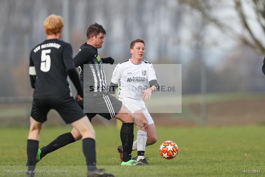 Michael Schmitt, Frank Eisenbacher, 24.11.2019, A-Klasse Würzburg Gr. 6, TSV Karlburg III, TSV Retzbach II - Bild-ID: 2270847