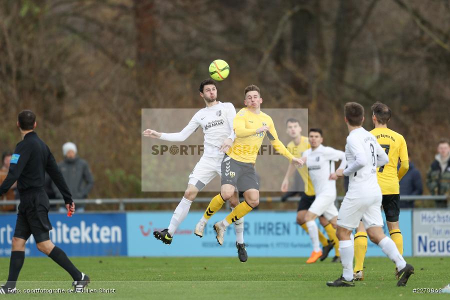 Patrik Kavalir, Cedric Fenske, Bayernliga Nord 30.11.2019, SpVgg Bayern Hof, TSV Karlburg - Bild-ID: 2270862