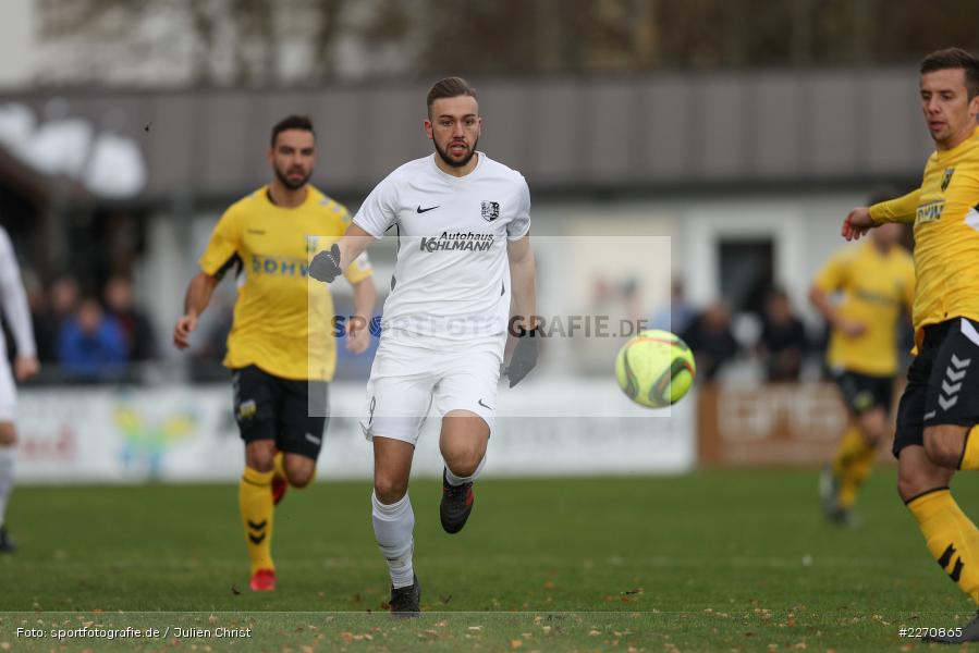 Sebastian Stumpf, Bayernliga Nord 30.11.2019, SpVgg Bayern Hof, TSV Karlburg - Bild-ID: 2270865