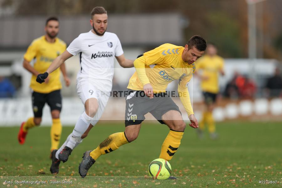 Ferdinand Seifert, Sebastian Stumpf, Bayernliga Nord 30.11.2019, SpVgg Bayern Hof, TSV Karlburg - Bild-ID: 2270867 Ferdinand Seifert, Sebastian Stumpf, Bayernliga Nord 30.11.2019, SpVgg Bayern Hof, TSV Karlburg - Bild-ID: 2270867