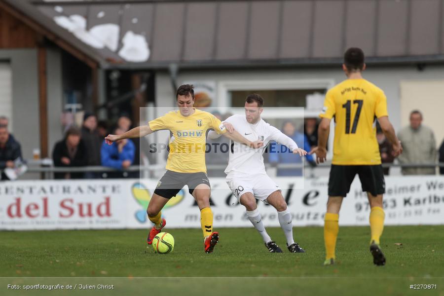 Adam Sevcik, Maurice Kübert, Bayernliga Nord 30.11.2019, SpVgg Bayern Hof, TSV Karlburg - Bild-ID: 2270871 Adam Sevcik, Maurice Kübert, Bayernliga Nord 30.11.2019, SpVgg Bayern Hof, TSV Karlburg - Bild-ID: 2270871