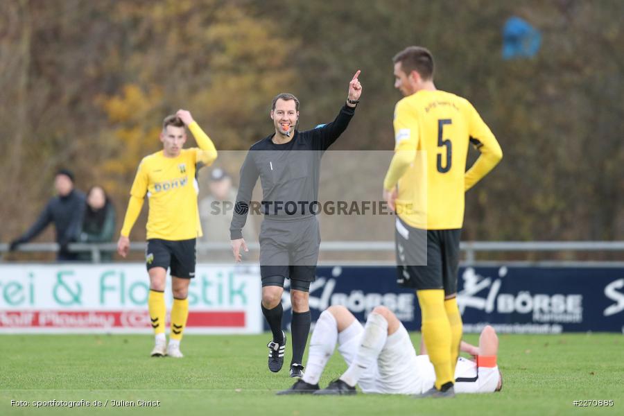 Christopher Schwarzmann, Bayernliga Nord 30.11.2019, SpVgg Bayern Hof, TSV Karlburg - Bild-ID: 2270885