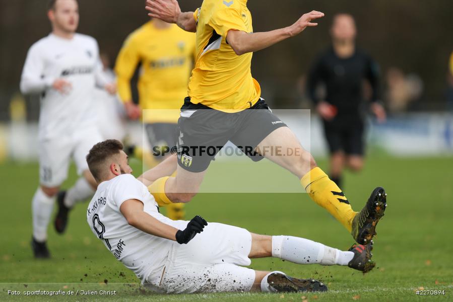 Fabian Krantz, Sebastian Stumpf, Bayernliga Nord 30.11.2019, SpVgg Bayern Hof, TSV Karlburg - Bild-ID: 2270894 Fabian Krantz, Sebastian Stumpf, Bayernliga Nord 30.11.2019, SpVgg Bayern Hof, TSV Karlburg - Bild-ID: 2270894