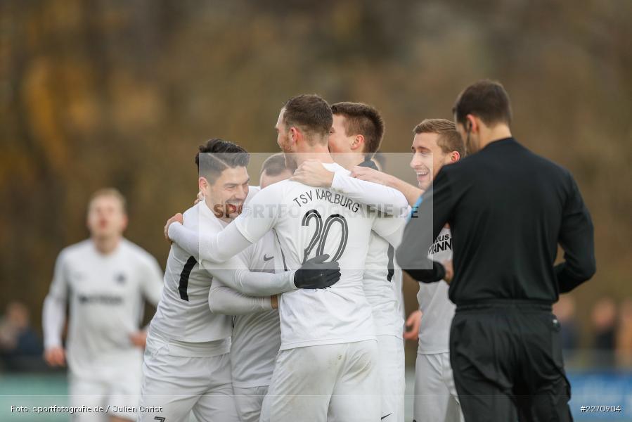 Manuel Römlein, Maurice Kübert, Steffen Bachmann, Josef Burghard, Andreas Rösch, Bayernliga Nord 30.11.2019, SpVgg Bayern Hof, TSV Karlburg - Bild-ID: 2270904