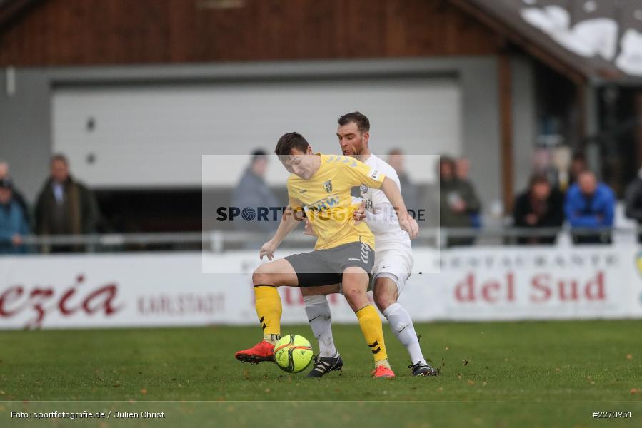 Adam Sevcik, Maurice Kübert, Bayernliga Nord 30.11.2019, SpVgg Bayern Hof, TSV Karlburg - Bild-ID: 2270931 Adam Sevcik, Maurice Kübert, Bayernliga Nord 30.11.2019, SpVgg Bayern Hof, TSV Karlburg - Bild-ID: 2270931