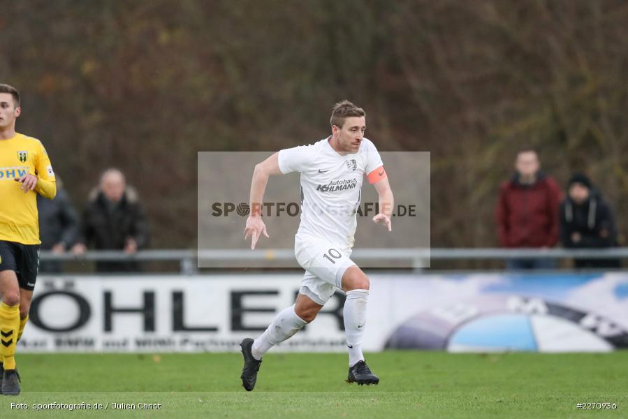 Manuel Römlein, Bayernliga Nord 30.11.2019, SpVgg Bayern Hof, TSV Karlburg - Bild-ID: 2270936 Manuel Römlein, Bayernliga Nord 30.11.2019, SpVgg Bayern Hof, TSV Karlburg - Bild-ID: 2270936