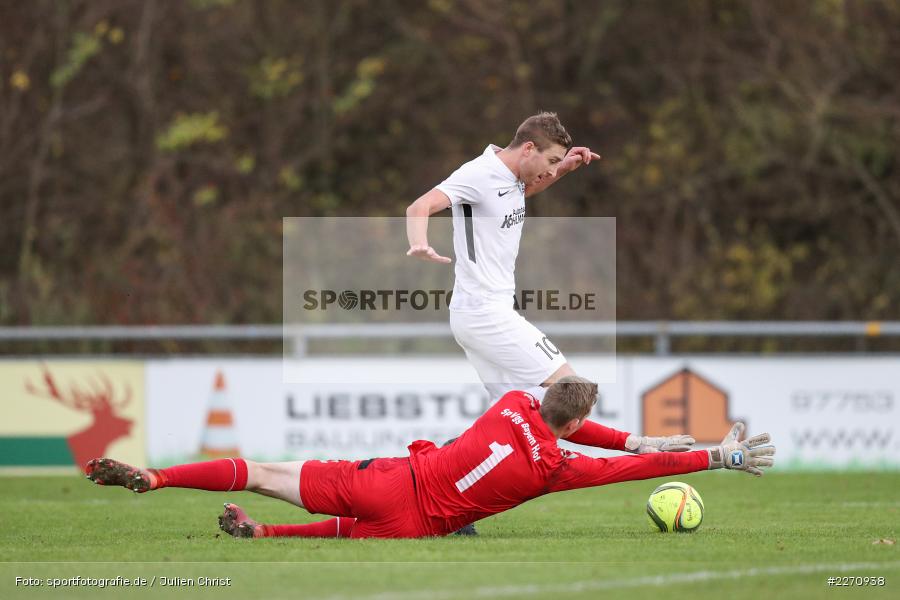 Manuel Römlein, David Guyon, Bayernliga Nord 30.11.2019, SpVgg Bayern Hof, TSV Karlburg - Bild-ID: 2270938