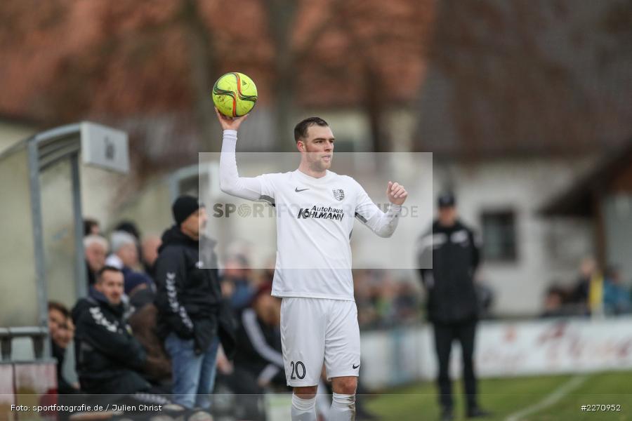 Maurice Kübert, Bayernliga Nord 30.11.2019, SpVgg Bayern Hof, TSV Karlburg - Bild-ID: 2270952