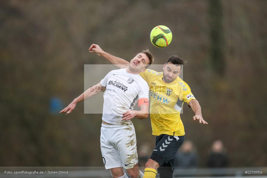 Ondrej Chocholousek, Manuel Römlein, Bayernliga Nord 30.11.2019, SpVgg Bayern Hof, TSV Karlburg - Bild-ID: 2270956 Ondrej Chocholousek, Manuel Römlein, Bayernliga Nord 30.11.2019, SpVgg Bayern Hof, TSV Karlburg - Bild-ID: 2270956