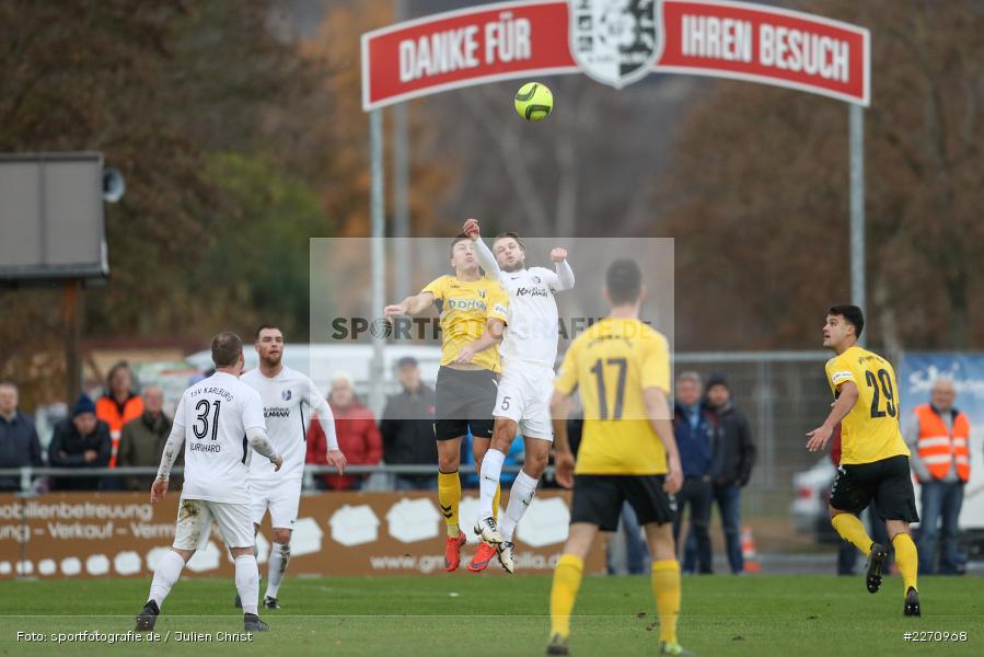 Marvin Schramm, Adam Sevcik, Bayernliga Nord 30.11.2019, SpVgg Bayern Hof, TSV Karlburg - Bild-ID: 2270968