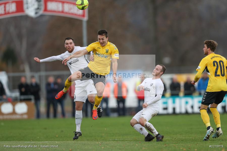 Adam Sevcik, Maurice Kübert, Bayernliga Nord 30.11.2019, SpVgg Bayern Hof, TSV Karlburg - Bild-ID: 2270973 Adam Sevcik, Maurice Kübert, Bayernliga Nord 30.11.2019, SpVgg Bayern Hof, TSV Karlburg - Bild-ID: 2270973