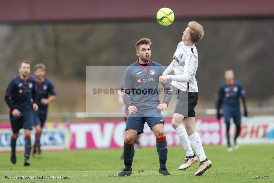 Jannik Scheblein, Maximilian Strick, 01.12.2019, Kreisliga Würzburg, SG Hettstadt, TSV Karlburg II - Bild-ID: 2270977 Jannik Scheblein, Maximilian Strick, 01.12.2019, Kreisliga Würzburg, SG Hettstadt, TSV Karlburg II - Bild-ID: 2270977