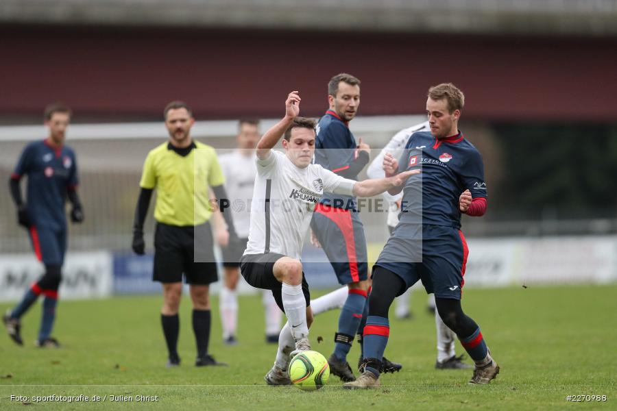 Jan Gehr, Marcel Frank, 01.12.2019, Kreisliga Würzburg, SG Hettstadt, TSV Karlburg II - Bild-ID: 2270988