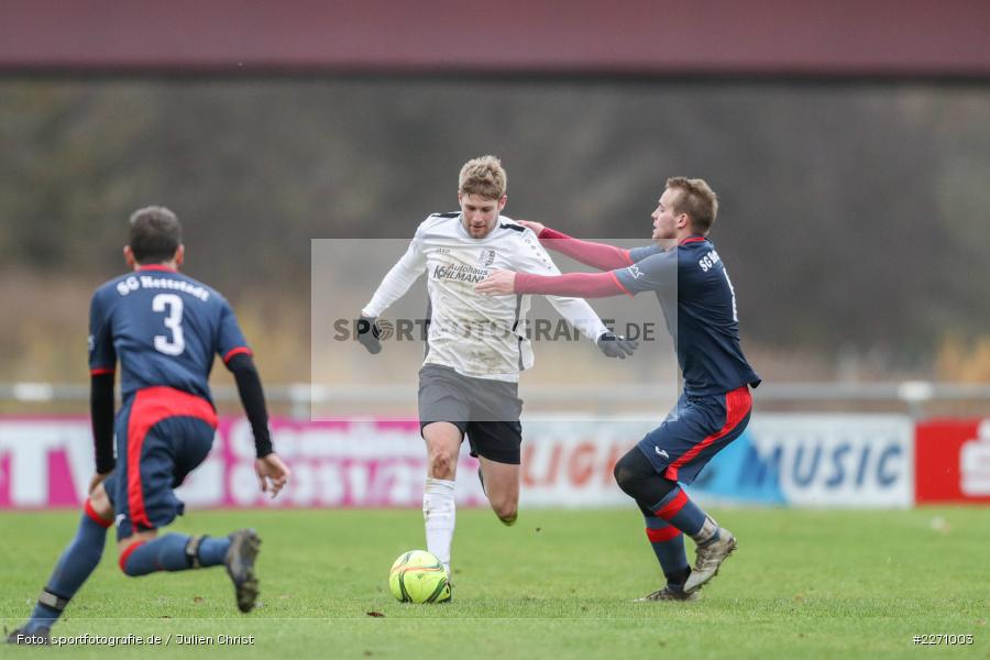 Felix Gold, Jan Gehr, 01.12.2019, Kreisliga Würzburg, SG Hettstadt, TSV Karlburg II - Bild-ID: 2271003