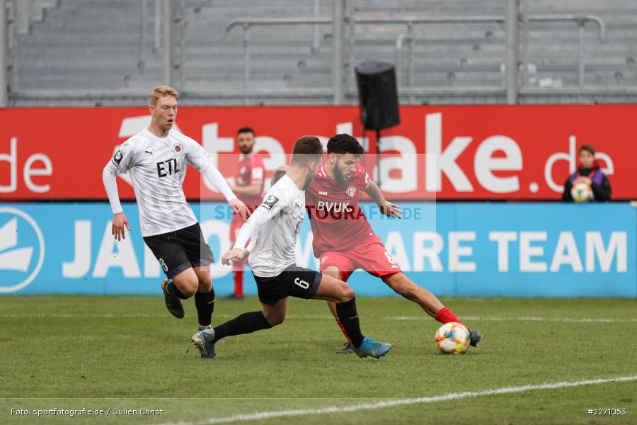 Fabian Holthaus, Dave Gnaase, FLYERALARM Arena, 07.12.2019, 3. Liga, FC Viktoria Köln, FC Würzburger Kickers - Bild-ID: 2271053 Fabian Holthaus, Dave Gnaase, FLYERALARM Arena, 07.12.2019, 3. Liga, FC Viktoria Köln, FC Würzburger Kickers - Bild-ID: 2271053